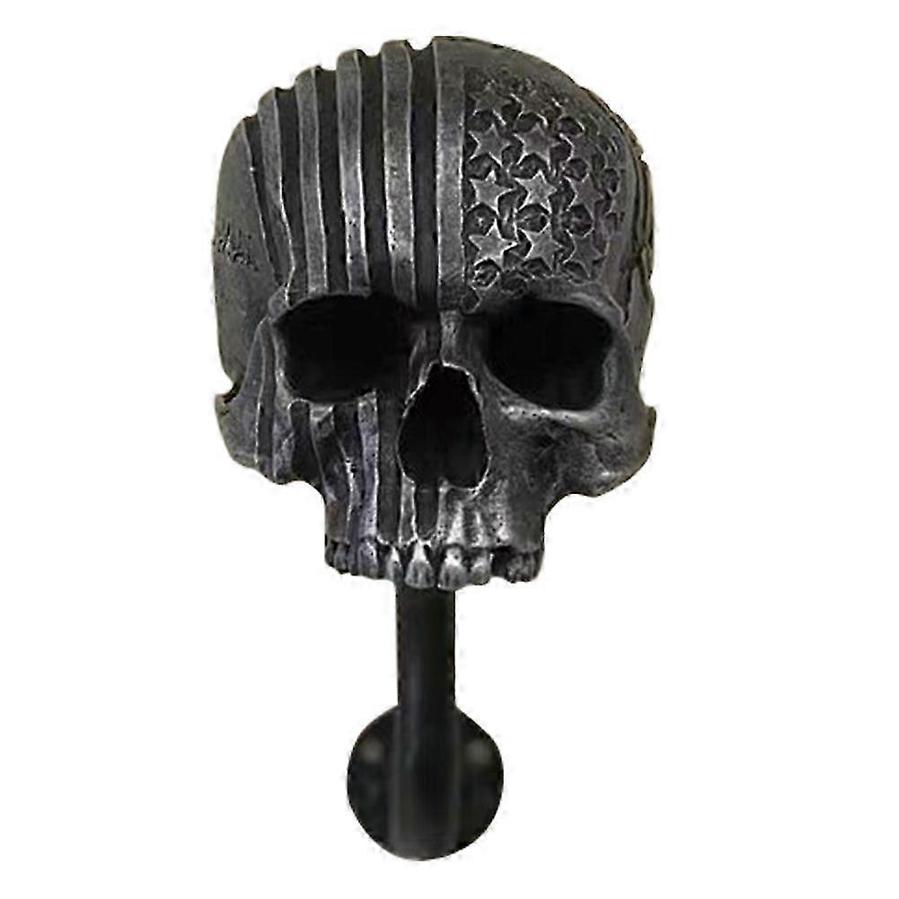 Motorcycle Skull Helmet Holder Wall Mount, Multi-uses Removable Skull/beard Helmet Rack, Resin Crafts Helmet Stand F