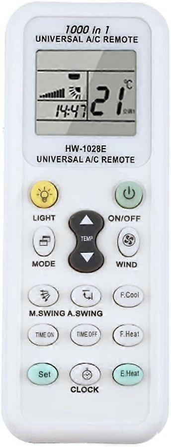 Universal Air Conditioner Remote Control LCD A/C Conditioning Controller 1000 in