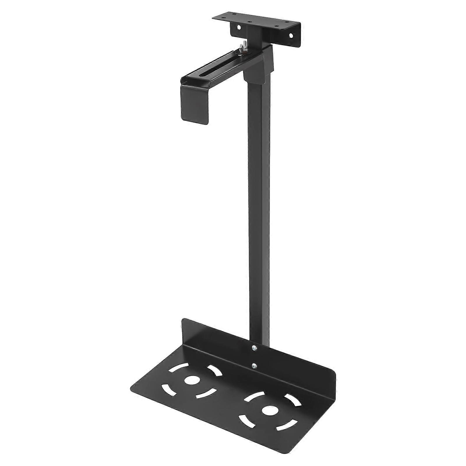 Computer Mount Bracket, Load Capacity 30kg Adjustable Height 553cm Solid (Black)