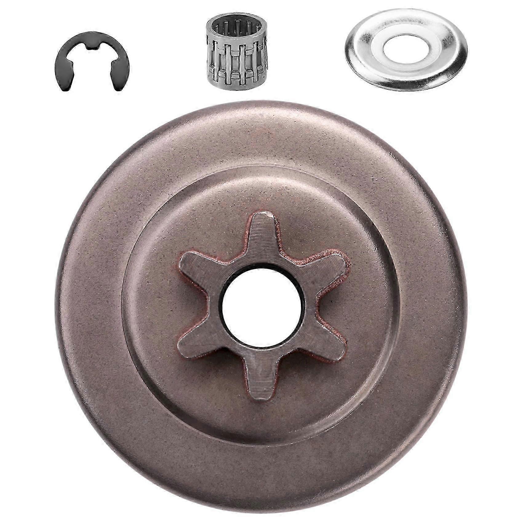 3/8 6T Clutch Drum Sprocket Washer E-Clip Kit For STIHL Chainsaw 017 018 021 023 025 MS170 MS180 MS210 MS230 MS250 1123