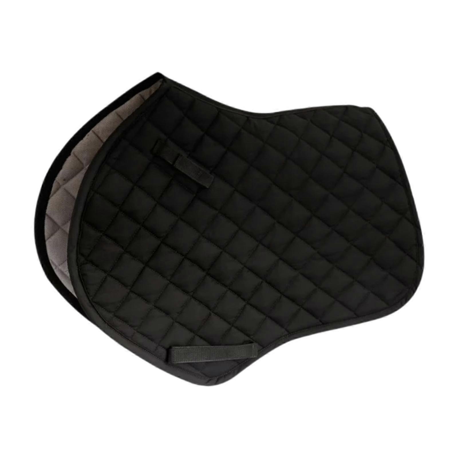 Horse Saddle Pad Shock-Absorbing Riding Pad Thickened Soft Dressage Pad Black Size M Riding Equipment