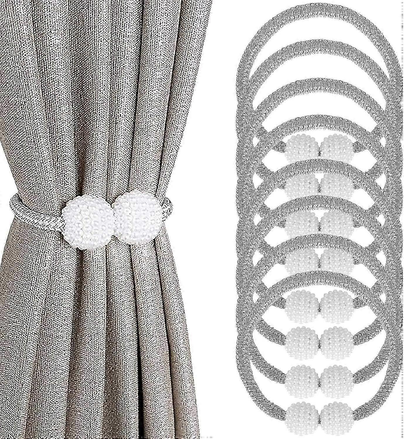 Unbrand Pièces Embrasses de rideau Retenue de rideau magnétique Embrasses de rideau magnétiques avec