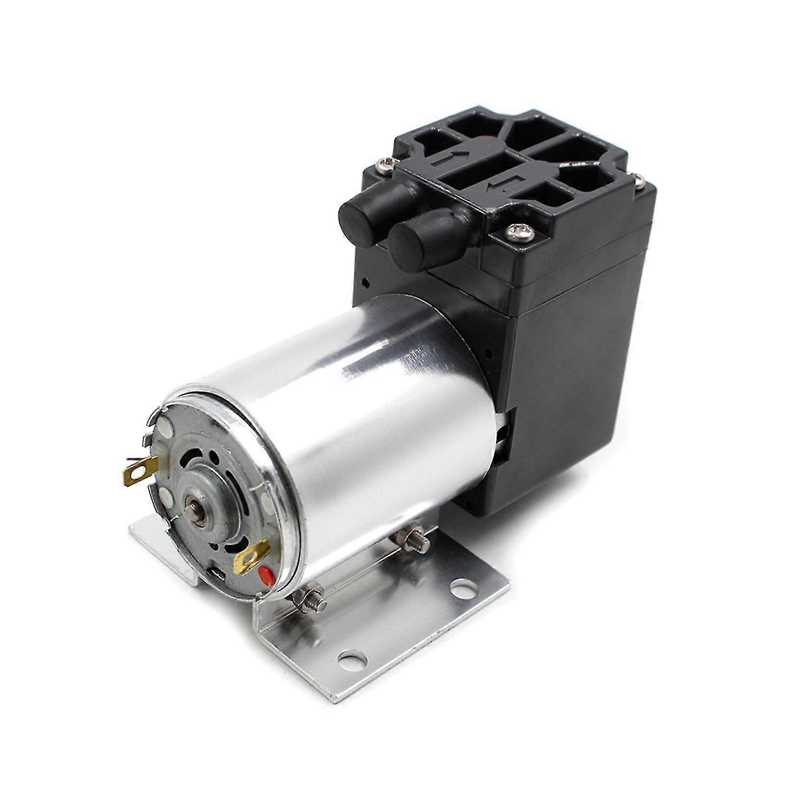 مضخة تفريغ صغيرة DC12V مضخة شفط هواء بضغط سلبي 5 لتر/دقيقة 65-120 كيلو باسكال