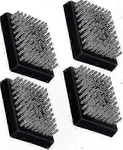 4-Pack Grill Brush Replacement Heads, Compatible with Most BBQ Cleaners, Durable and Reusable