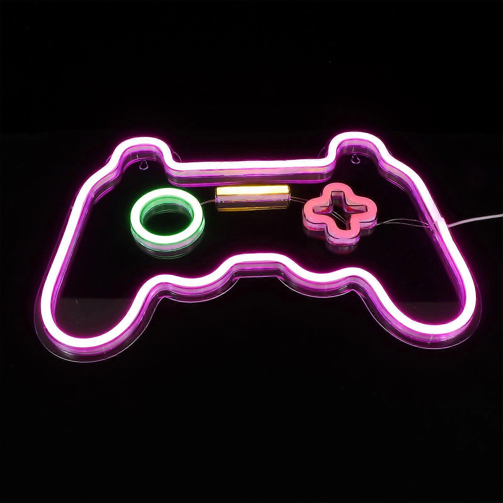 Desk Gaming Lamp Game Controller Modeling Lamp Weddings Pvc Pink Visual Stimulation 1Pack