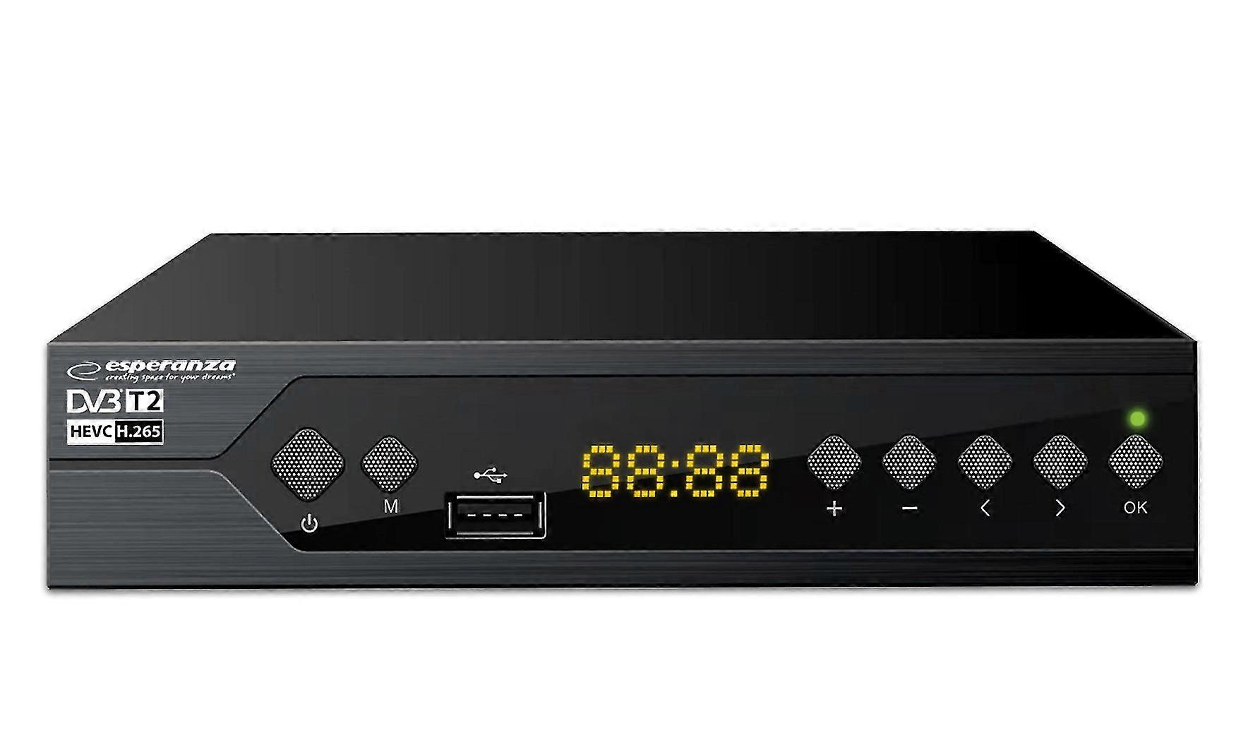 Esperanza Dvb-T2 H.265/Hevc digital terrestrial tv receiver Ev107R