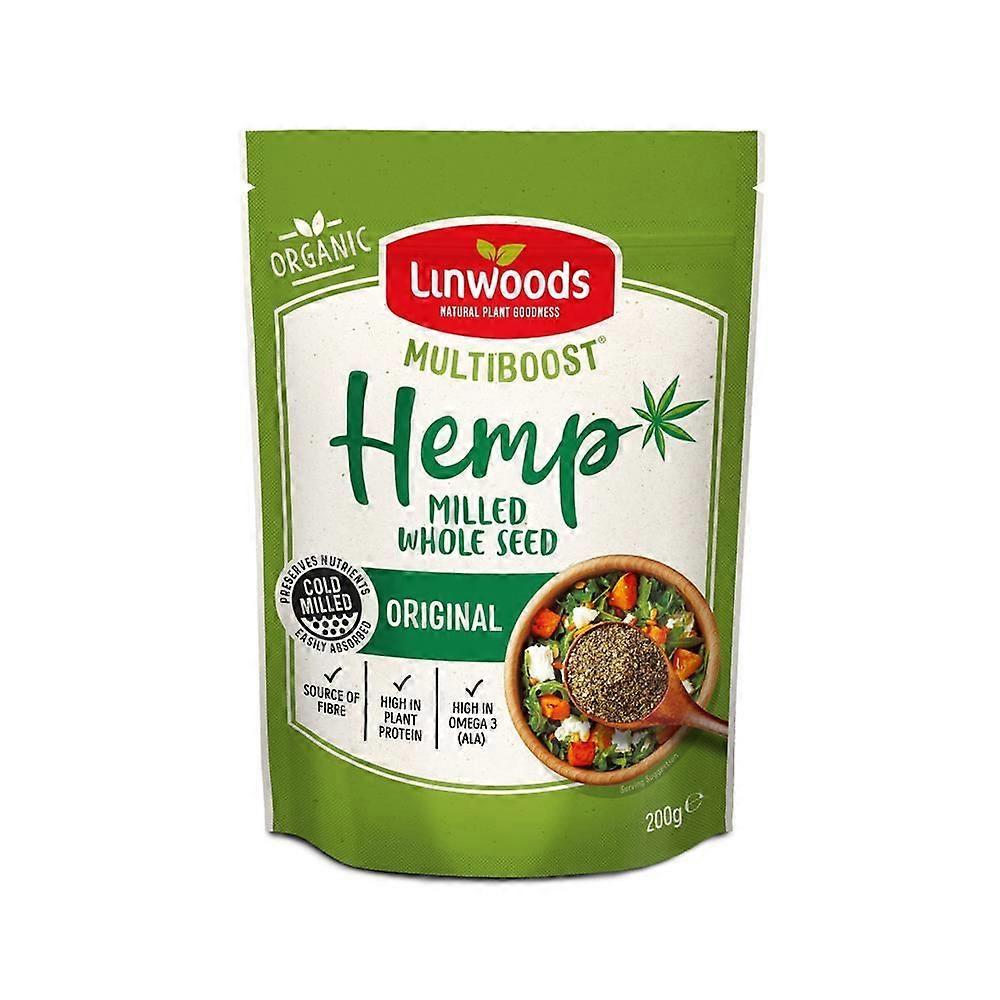 Linwoods Multiboost Organic Milled Hemp Seed 200g - 3 Pack