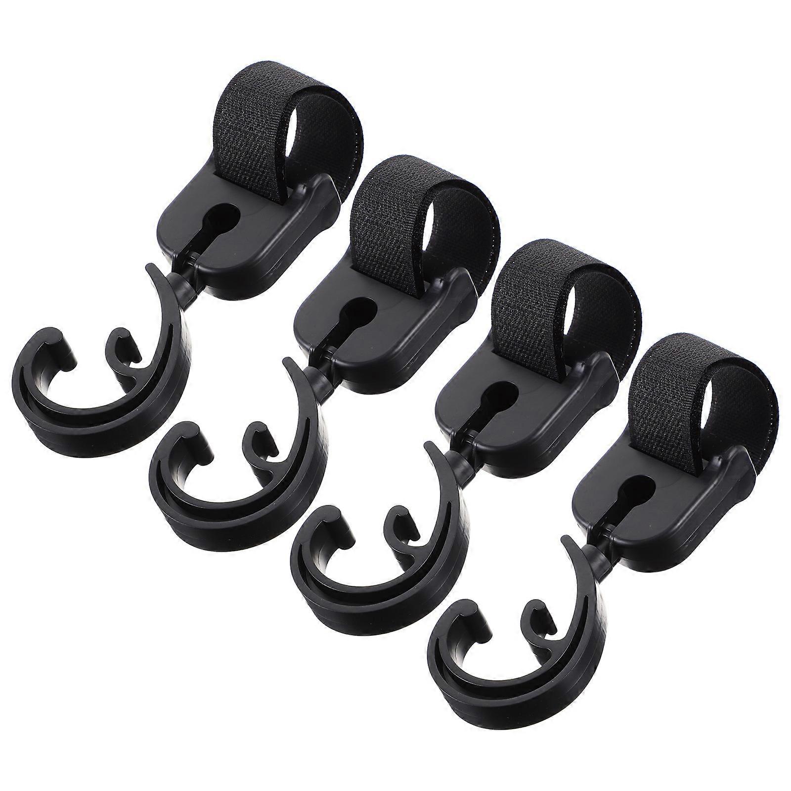 Bicycle Handlebar Hook for Motorcycle Shopping Black Pp Nylon Space-Saving 4Pcs