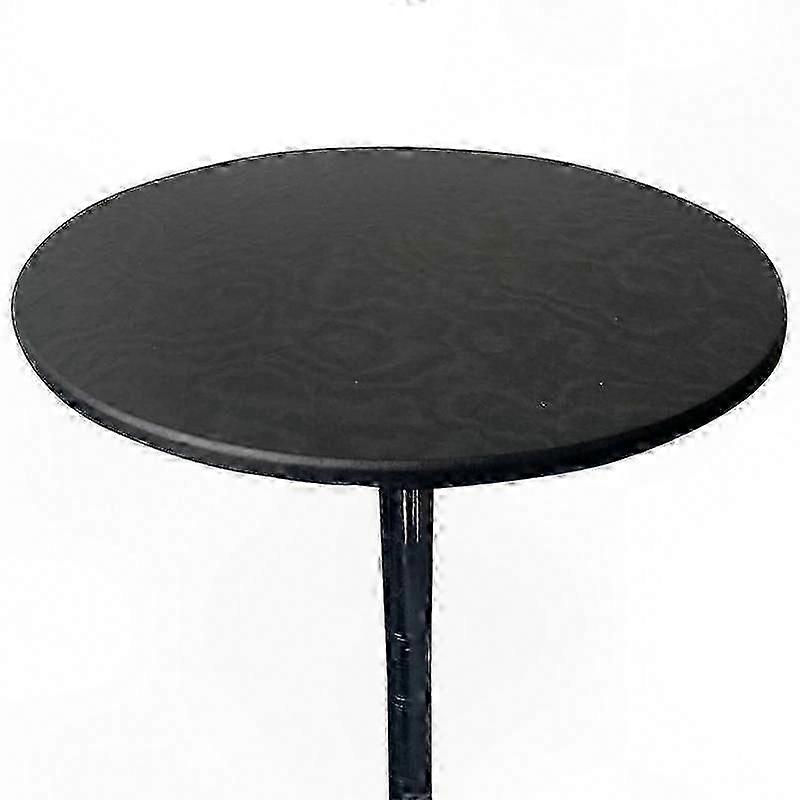 Round Tablecloth with Waterproof and Stretchable Fabric, Fits Tables 60-130cm Diameter, Multiple Colors Available