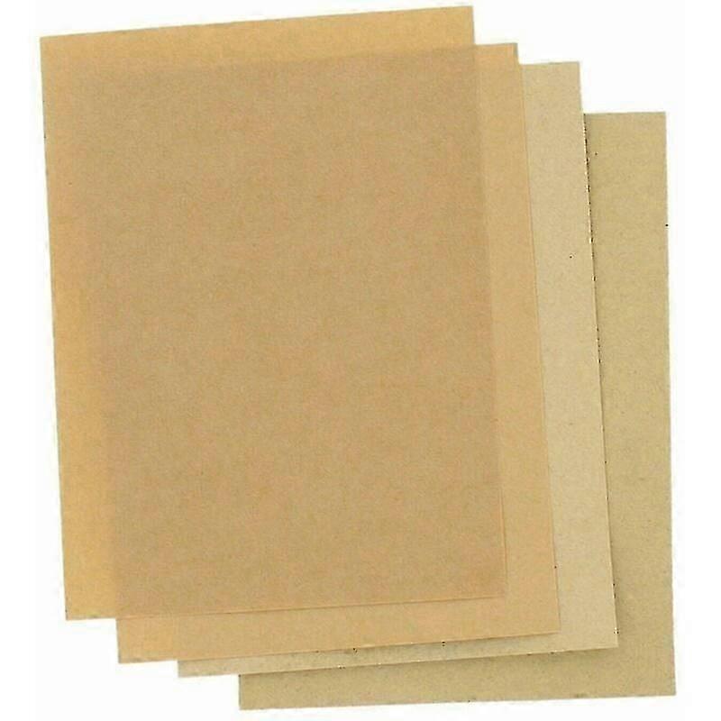 Pouch of 4 Gasket Sheets for Mower Tractors: 200x150MM with Thicknesses of 1 x 0.15mm, 1 x 0.25mm, and 2 x 0.50mm