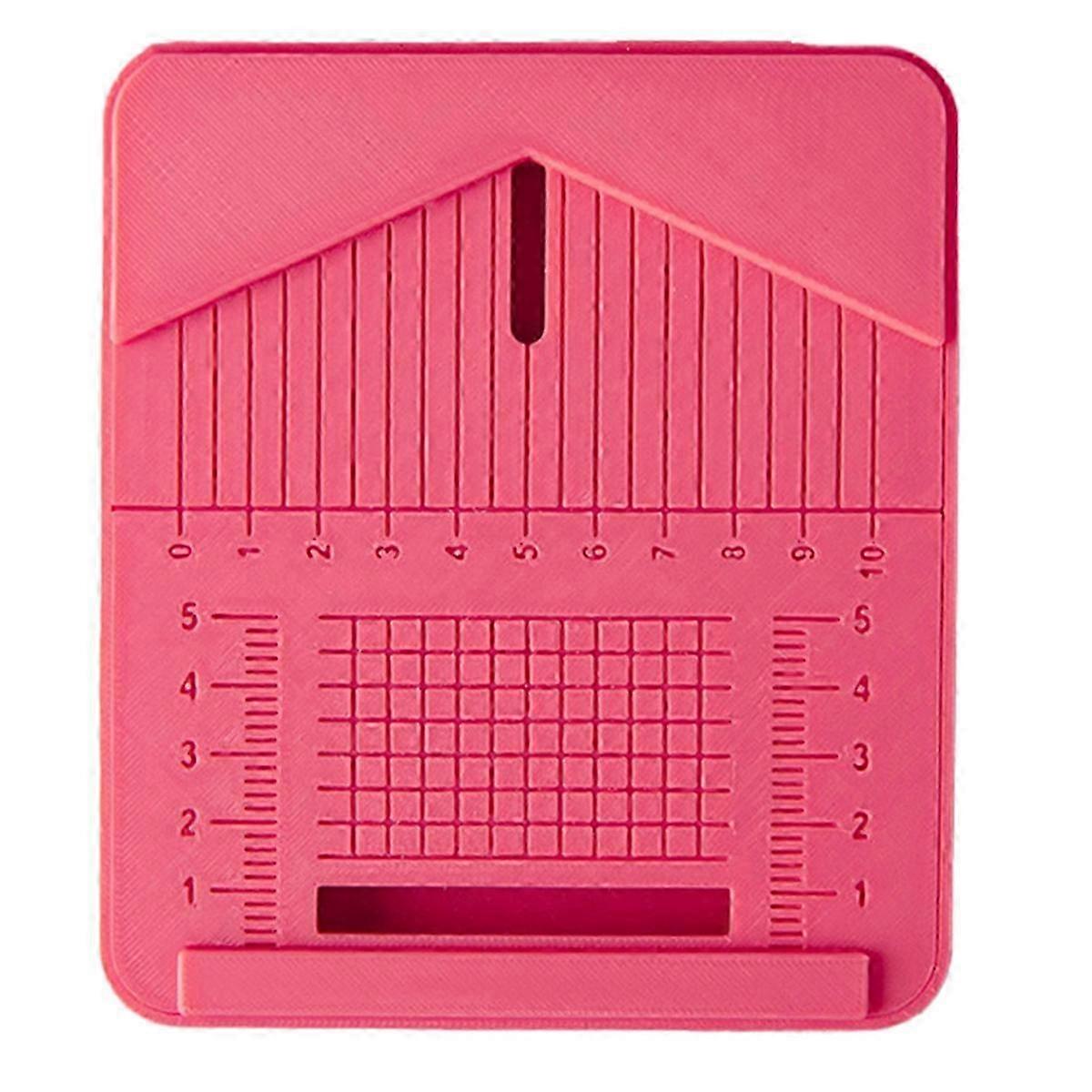 Soft Ceramic Punching Auxiliary Tool Drilling Dust Box Peach Red