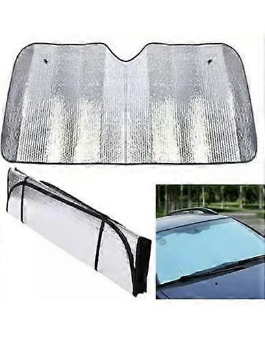 Car Windscreen Sunshade Cover for Front Window - Foldable UV Ray Protector, Blocks Snow, Ice, and Dust - Easy Storage Solution