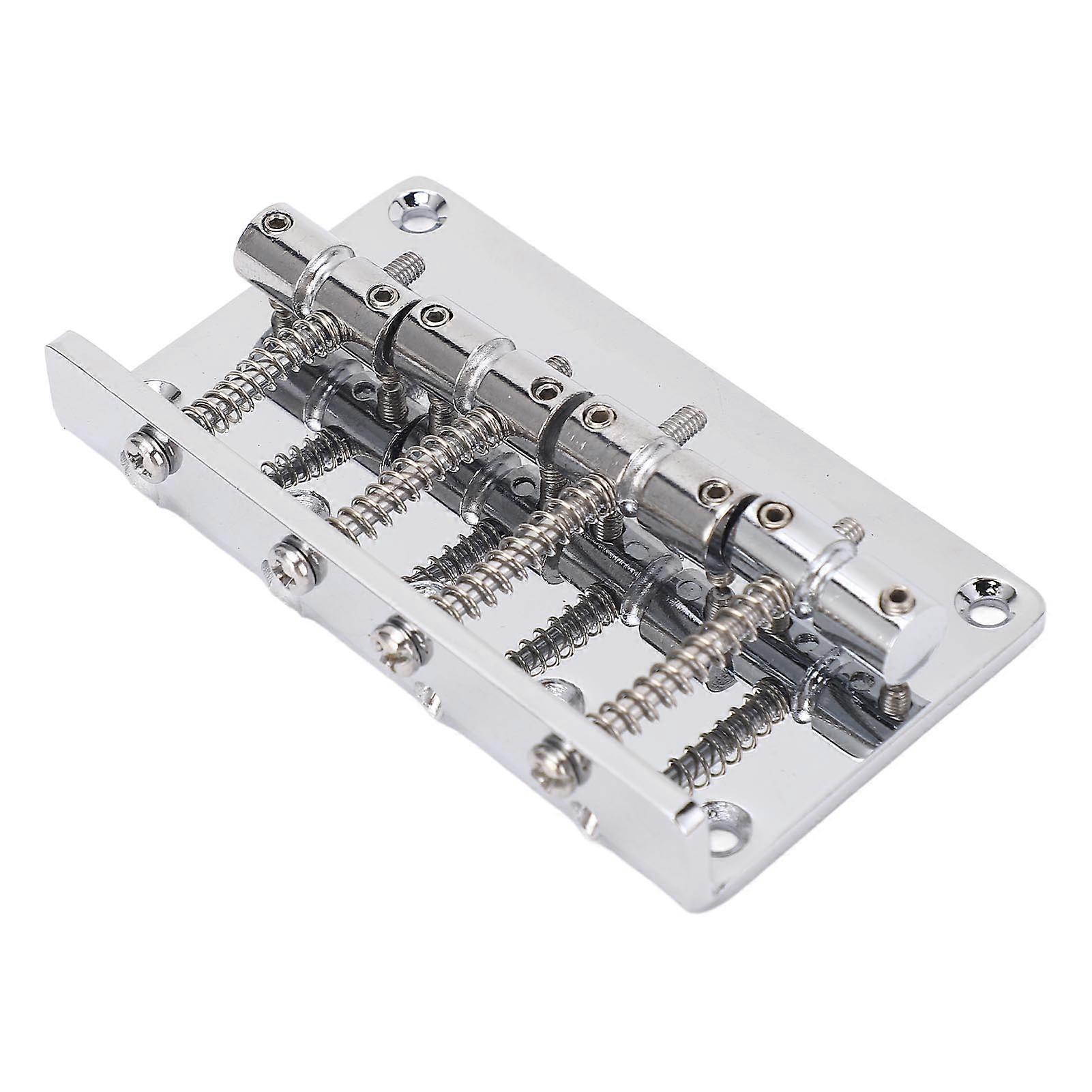 4 String Electric Bass Bridge Zinc Alloy Fixed Saddle 86MM