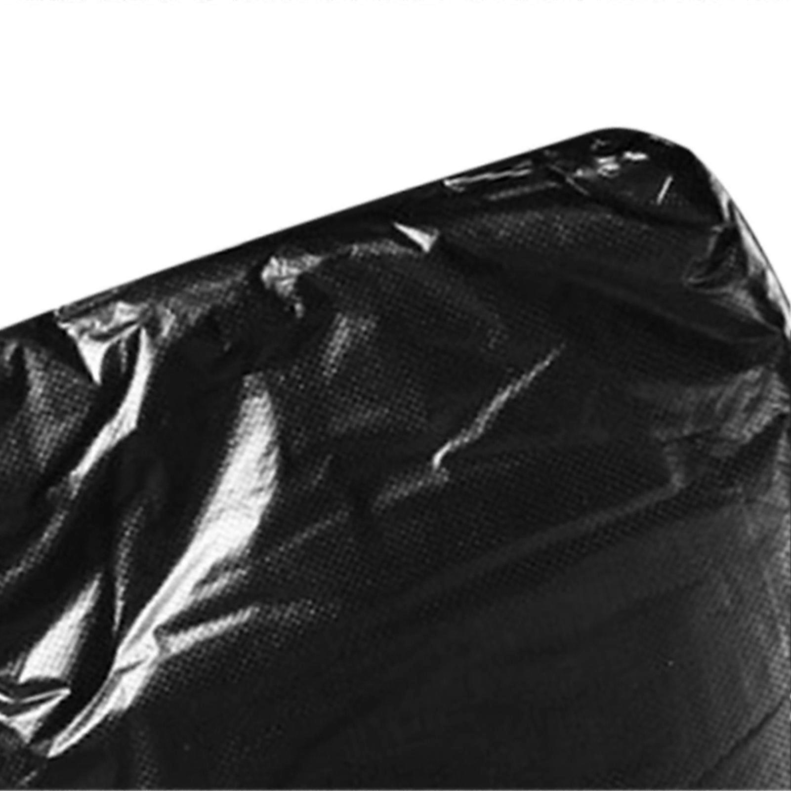 50pcs Large Black Plastic Trash Bags 50x60cm Multipurpose