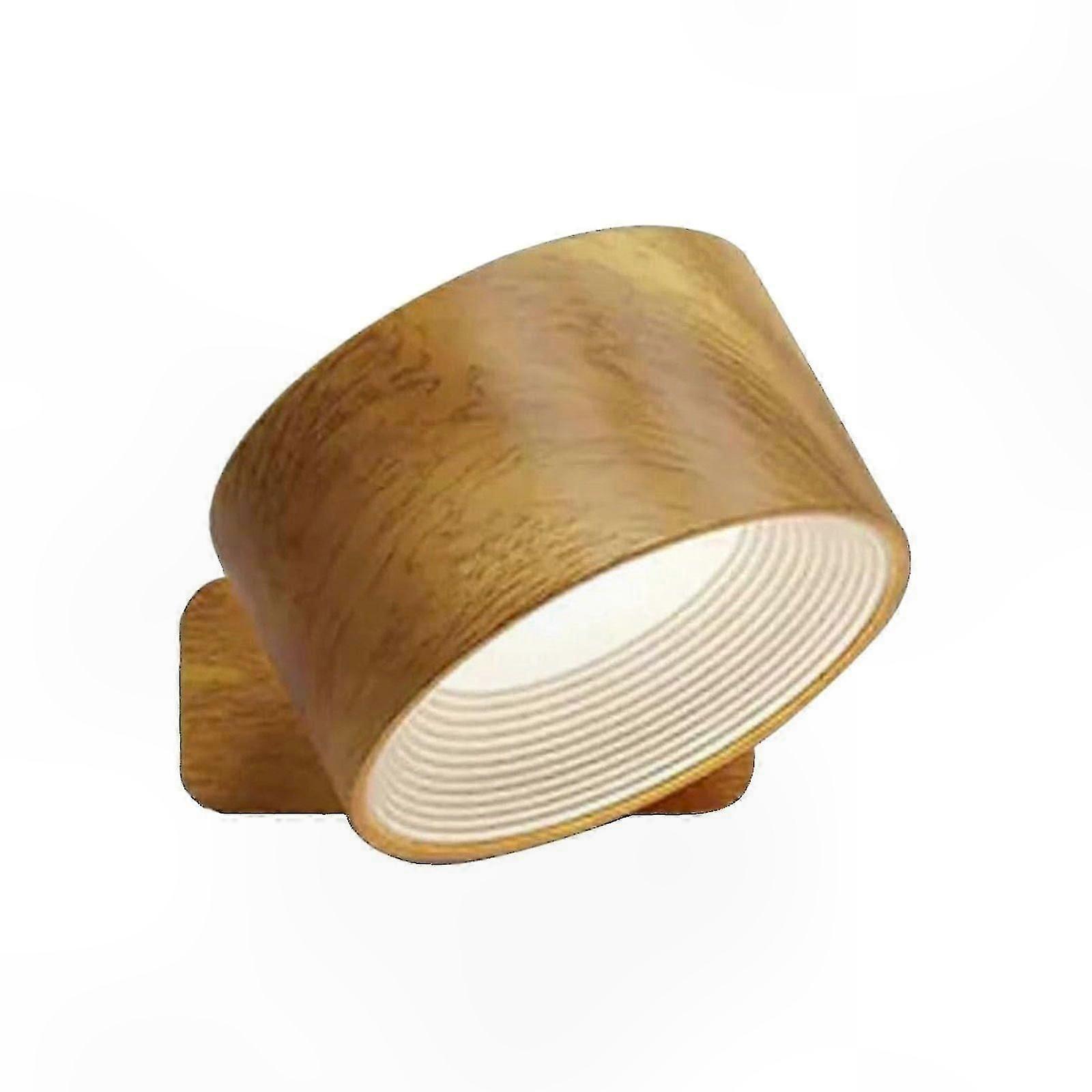 Rechargeable LED Wall Sconce with 360 Rotation for Indoor Reading Light Battery Operated Mounted Lamps