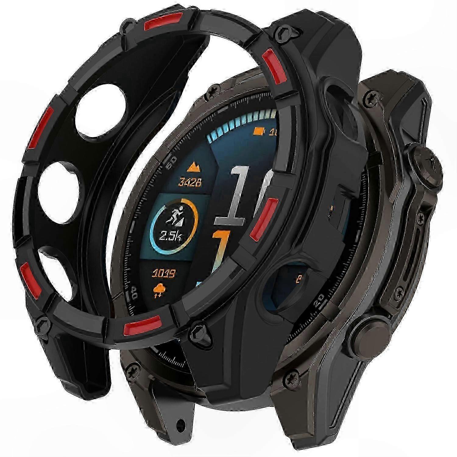 Durable TPU Bumper Case for 51mm Tactical Watch with Ventilated Design