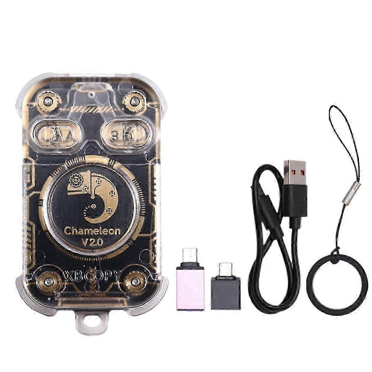 V2.0 Chameleon RFID Smart Chip Reader Emulator for Smart Cards - 125KHz, 13.56MHz Card Decoding - Restart Functionality