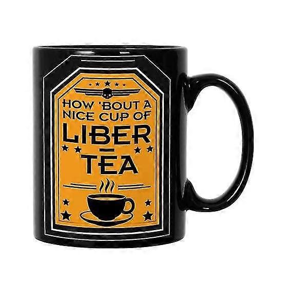 适用于 Helldivers 2 洗碗机的陶瓷杯,杯子安全,11 盎司 Liber-Tea 微波炉茶咖啡饮料