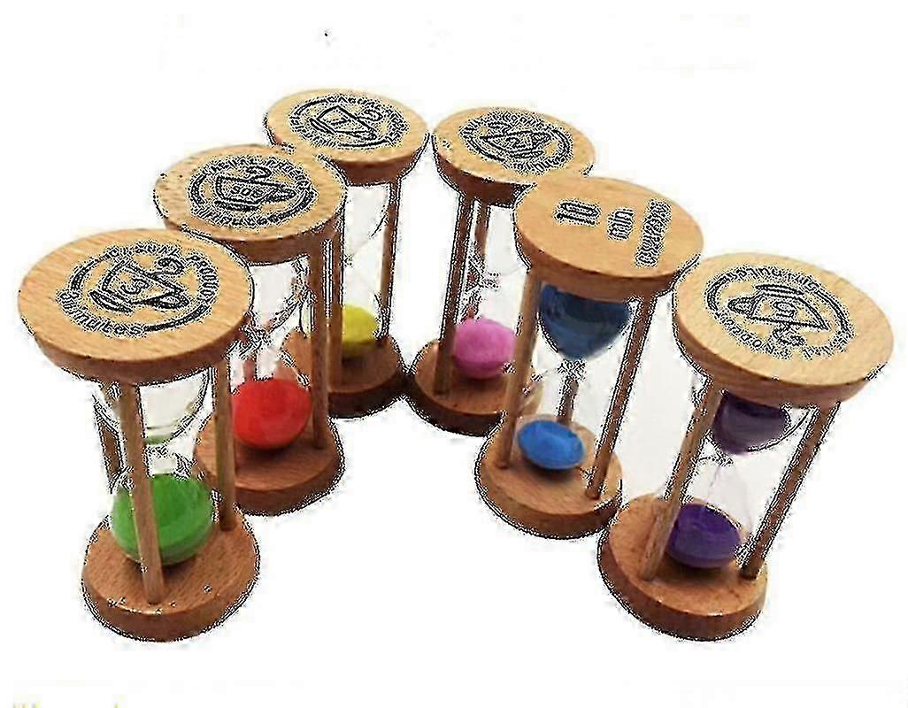 Clepsidra din lemn 30 Secunde + 1 + 2 + 3 + 5 +10 Minute Timer Creative Gift Studiu decorare