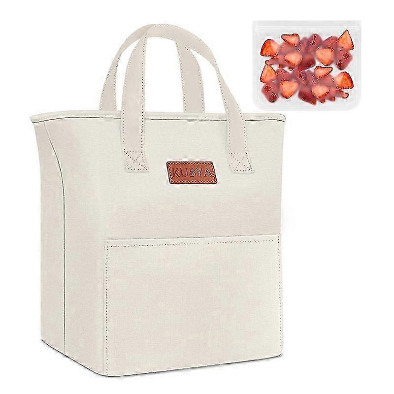 Large capacity portable shoulder lunch bag outdoor student lunch bag with meal bag crossbody bag