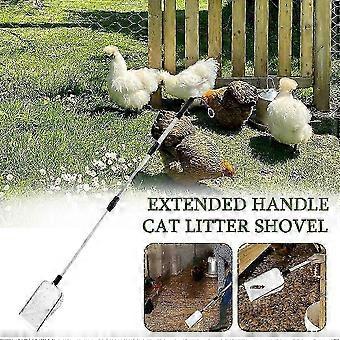 Chicken Poop Scooper Stretchable Fine Mesh Chicken Coop Scooper 3 Sections