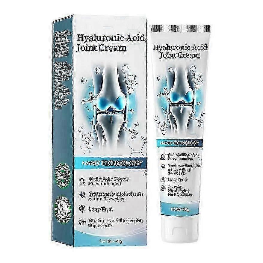 كريم حمض الهيالورونيك للمفاصل، كريم تدليك المفاصل بحمض الهيالورونيك، كريم متقدم للعناية بالمفاصل والعظام للظهر والرقبة واليدين والركبتين