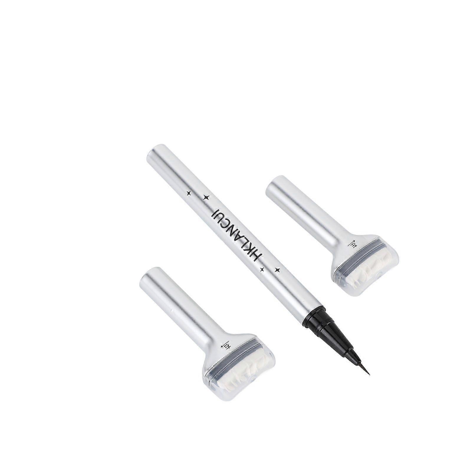 2 in 1 Lower Eyelash Stamp Kit Double Head Sweat Proof Easy Application Quick Eye Makeup Tool Brown