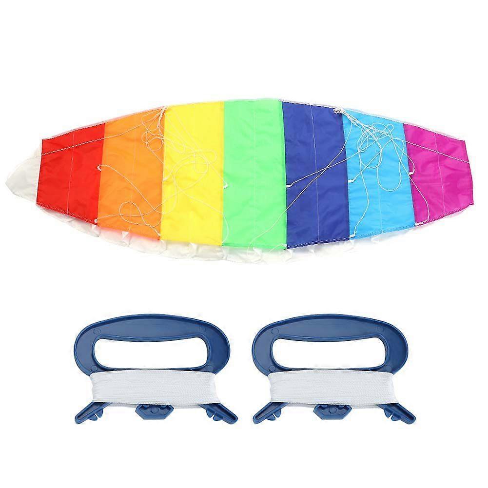 1.4m/2m/2.7m Colored Dual Line Stunt Power Sport Kite Outdoor Seaside Beach Toy