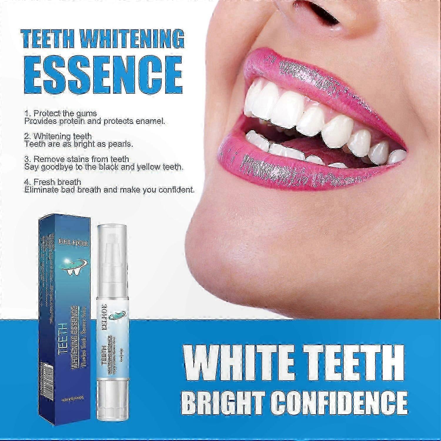 Daily Teeth Whitening Pen with Cleaning Function 4ml Box for Oral Care Routine