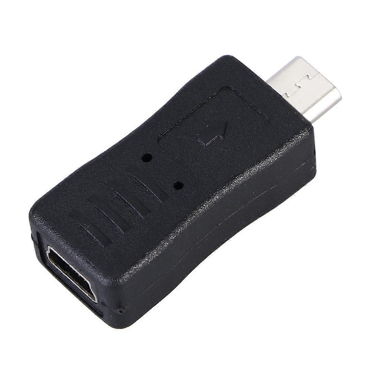 USB Male to Female Adapter Micro USB Converter for GPS Systems with Black Finish for File Sharing 1piece
