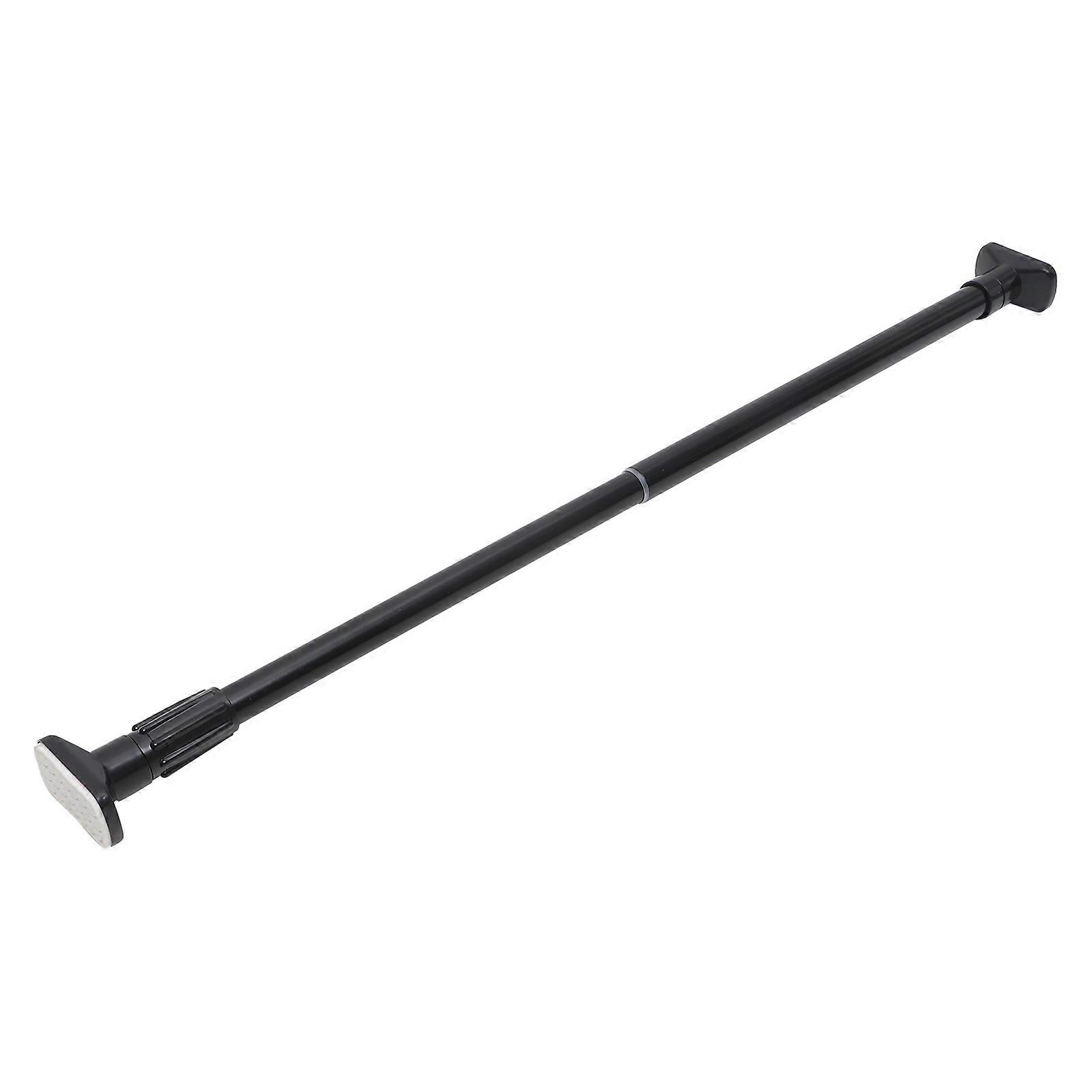 Telescopic Curtain Rod Wall Mount for Clothes Rail 2Pcs Punch-Free Iron Rod