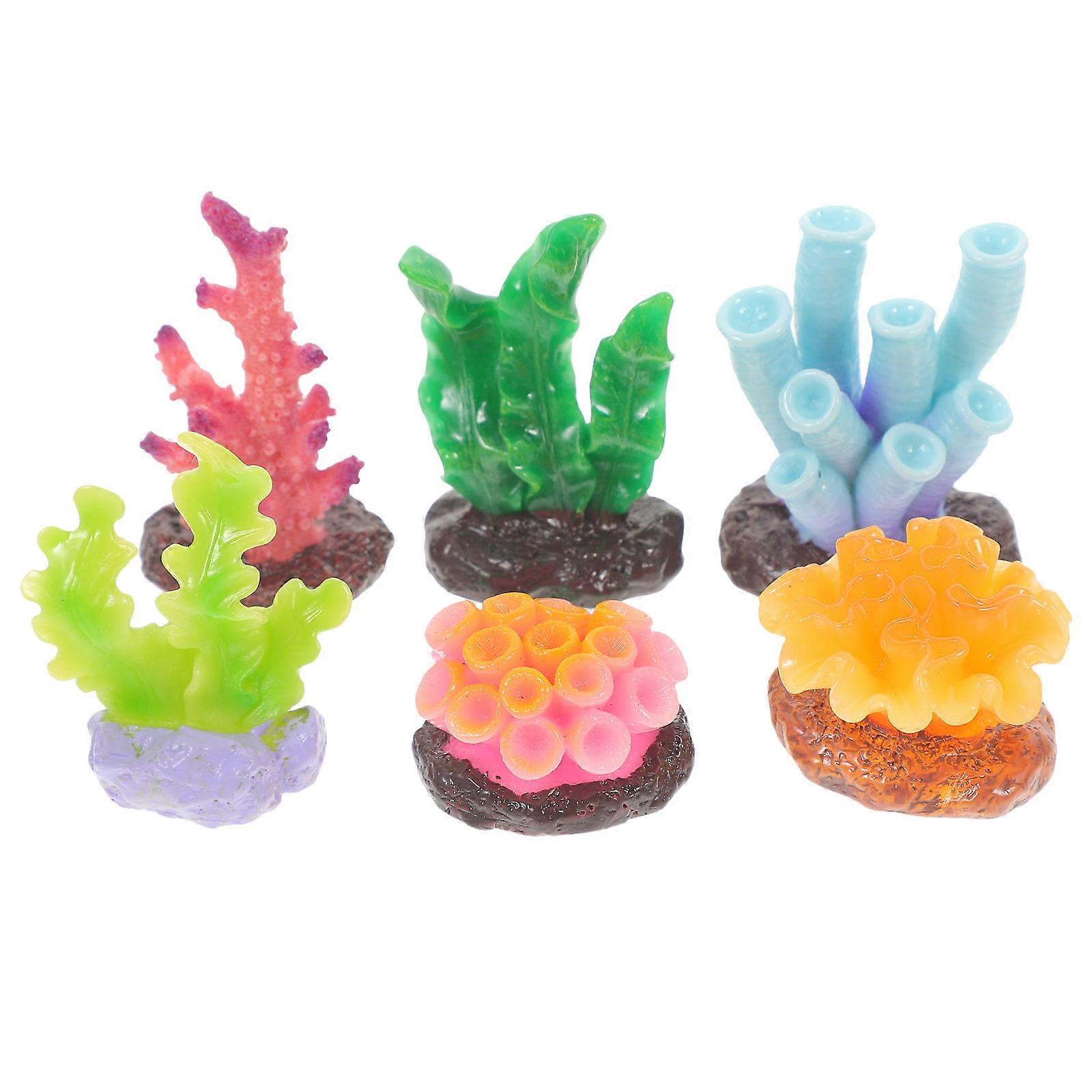 Fish Tank Coral Reef Decor Resin Aquarium Simulation 18Pcs Kit