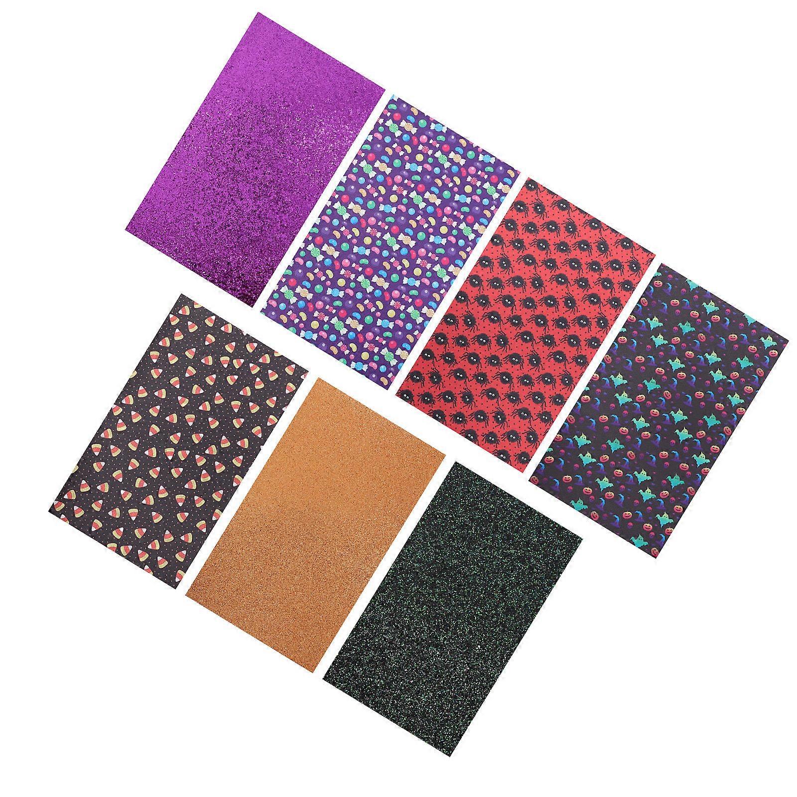 Artificial Halloween Butterfly Knot Handmade Sheets 7Pcs