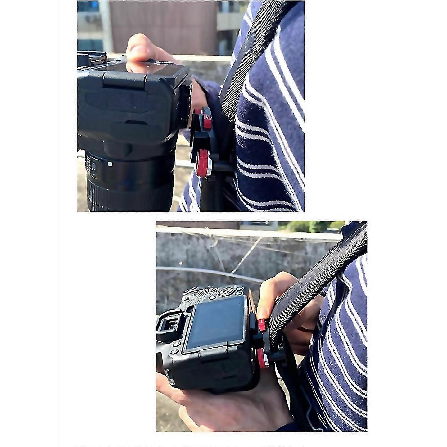 For Camera Waist Belt Clip Quick Release V Plate Mount Antishake