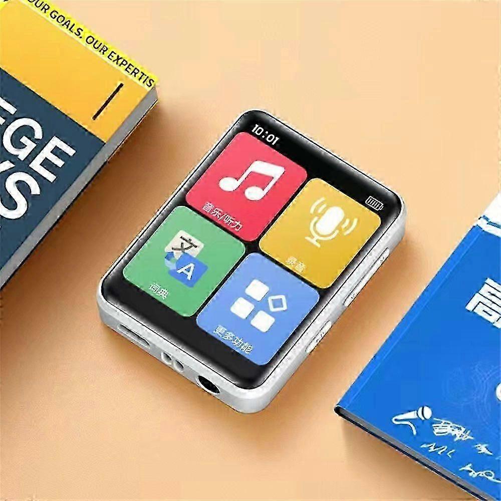 Bluetooth 5.2 MP3/MP4 Player with FM Radio, 128GB Support and Touch Screen Display