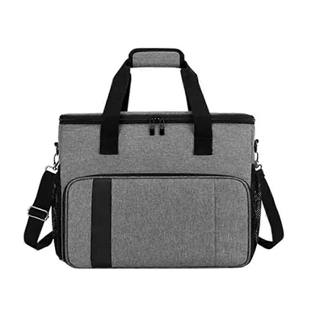Game Console Bag for PS5 Controller Travel Carrying Case Storage Backpack Hard Shell Protective Handbag Multiple Pockets