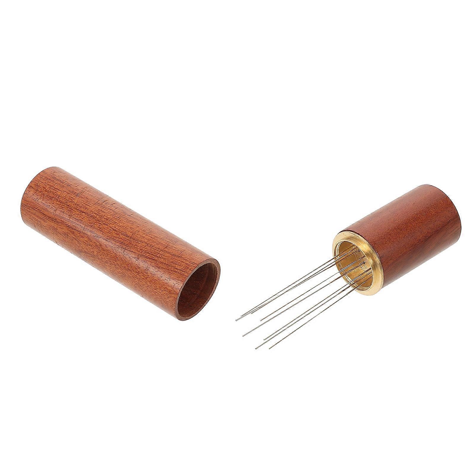 Espresso Distribution Tool Designed For Coffee Enthusiasts During Coffee Brewing In 8.30X2.70X2.70CM Size Featuring Fine Needle Holes 3Pcs