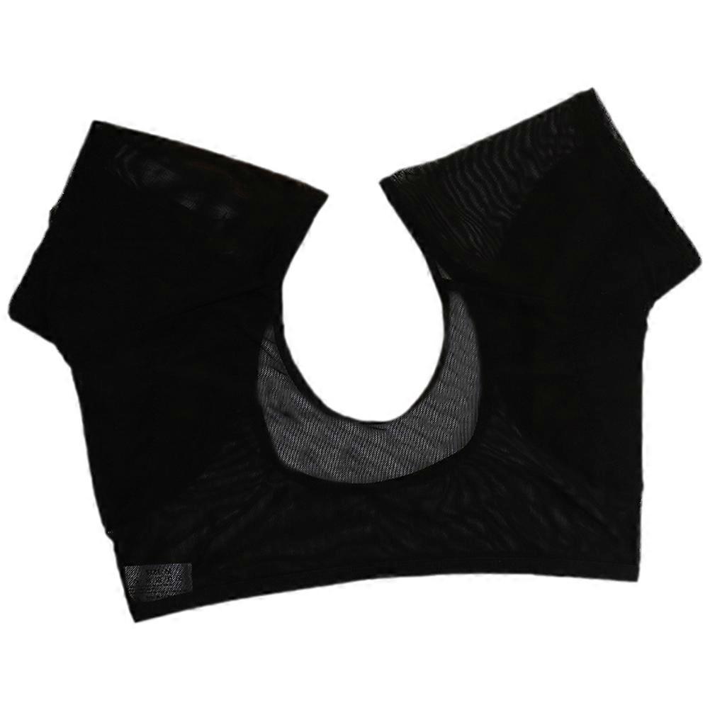 4Pcs Armpit Sweat Vest For Ladies Suitable For Running And Yoga Size L Breathable And Sweat-Proof Black Design