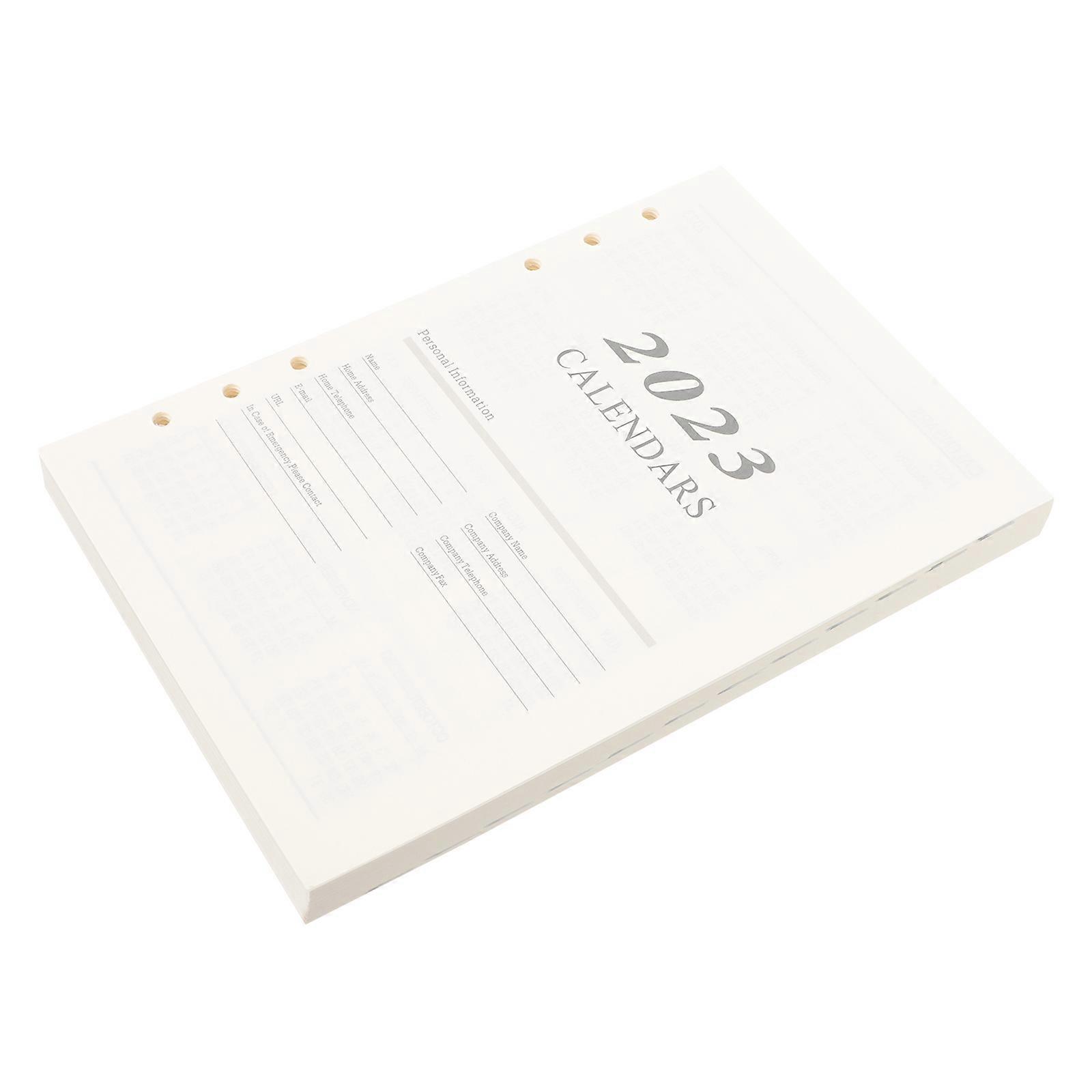 Loose Leaf Paper Multi-Function Lined Paper 2Pcs 1 Book
