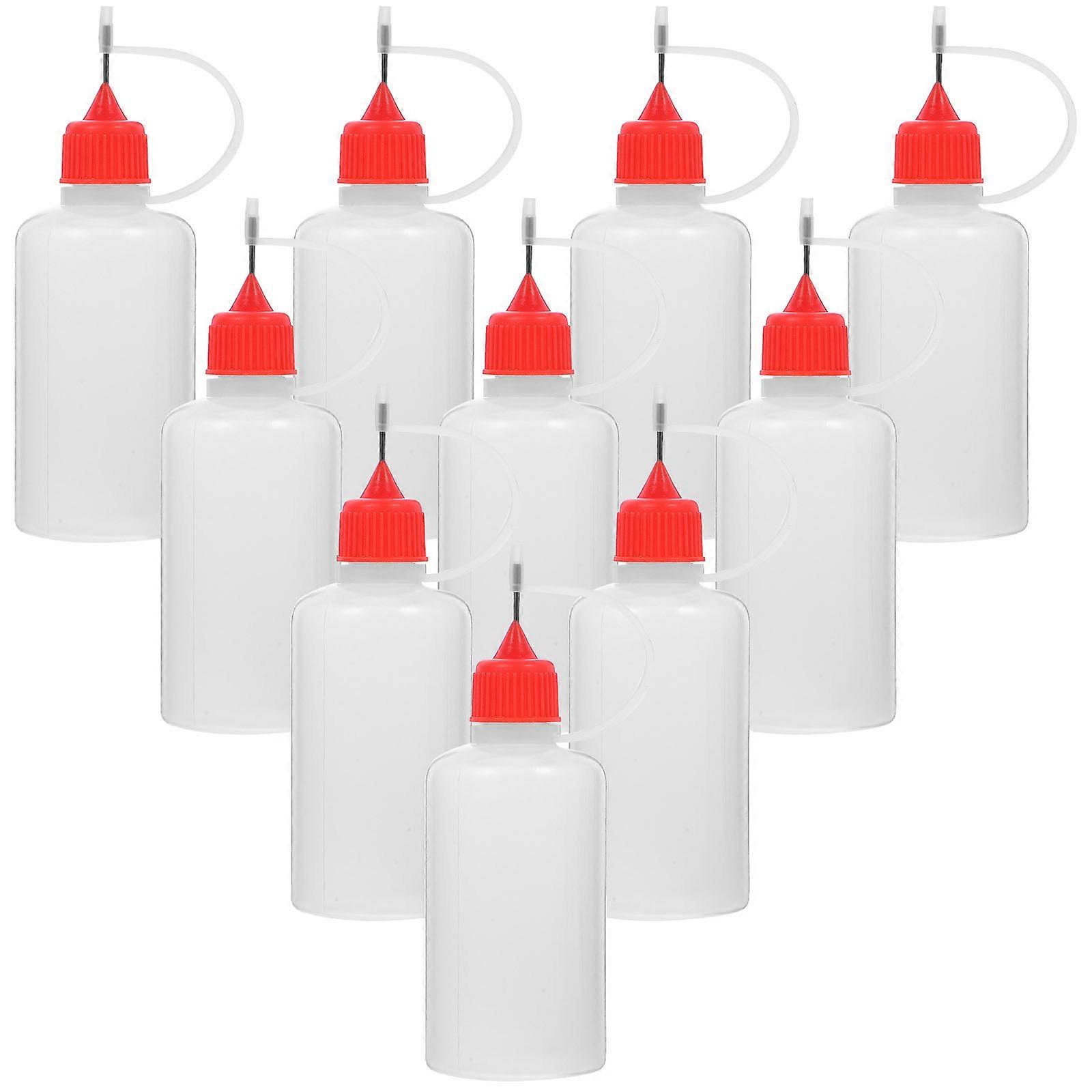 Needle Tip Squeeze Bottles Glue Dispenser for Industrial Use 50Pcs