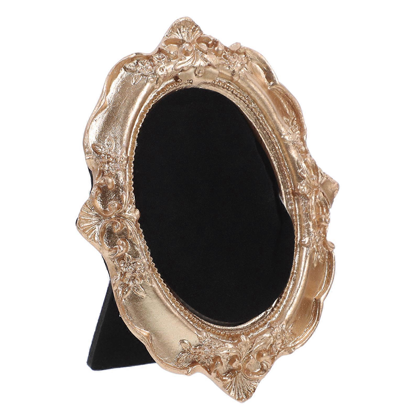 Vintage Resin Picture Frames Jewelry Display for 3Pcs Mini Frames