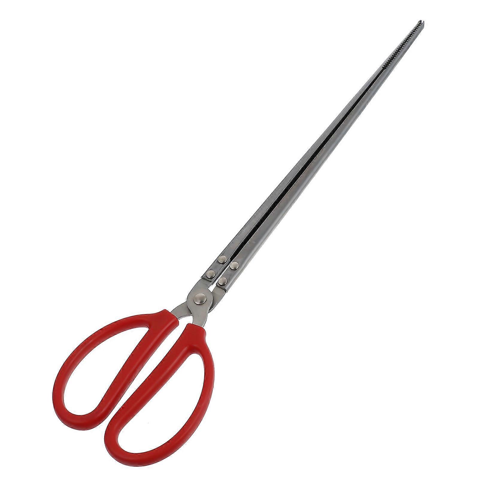 Yard Garbage Clamp Professional Garbage Clamp for Home Use 2Pcs Red