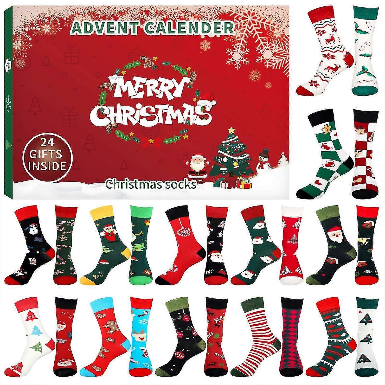 Advent Calendar 2024 Sock Advent Calendar Boys Advent Calendar