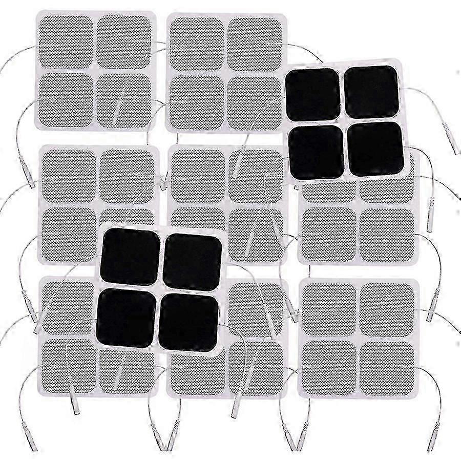40pcs TENS Unit Electrode Pads 2x2 for EMS Muscle Stimulator & Electrotherapy