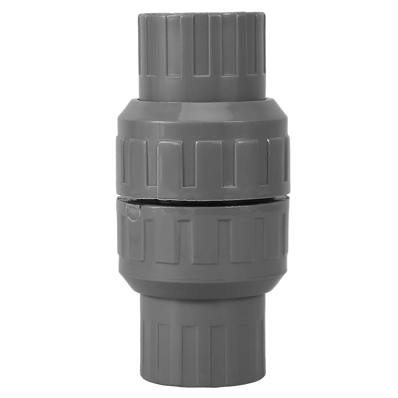 Backflow Protector Valve 2Pcs PVC Check Valve Prevent Backflow Accessory For Water System Plumbing