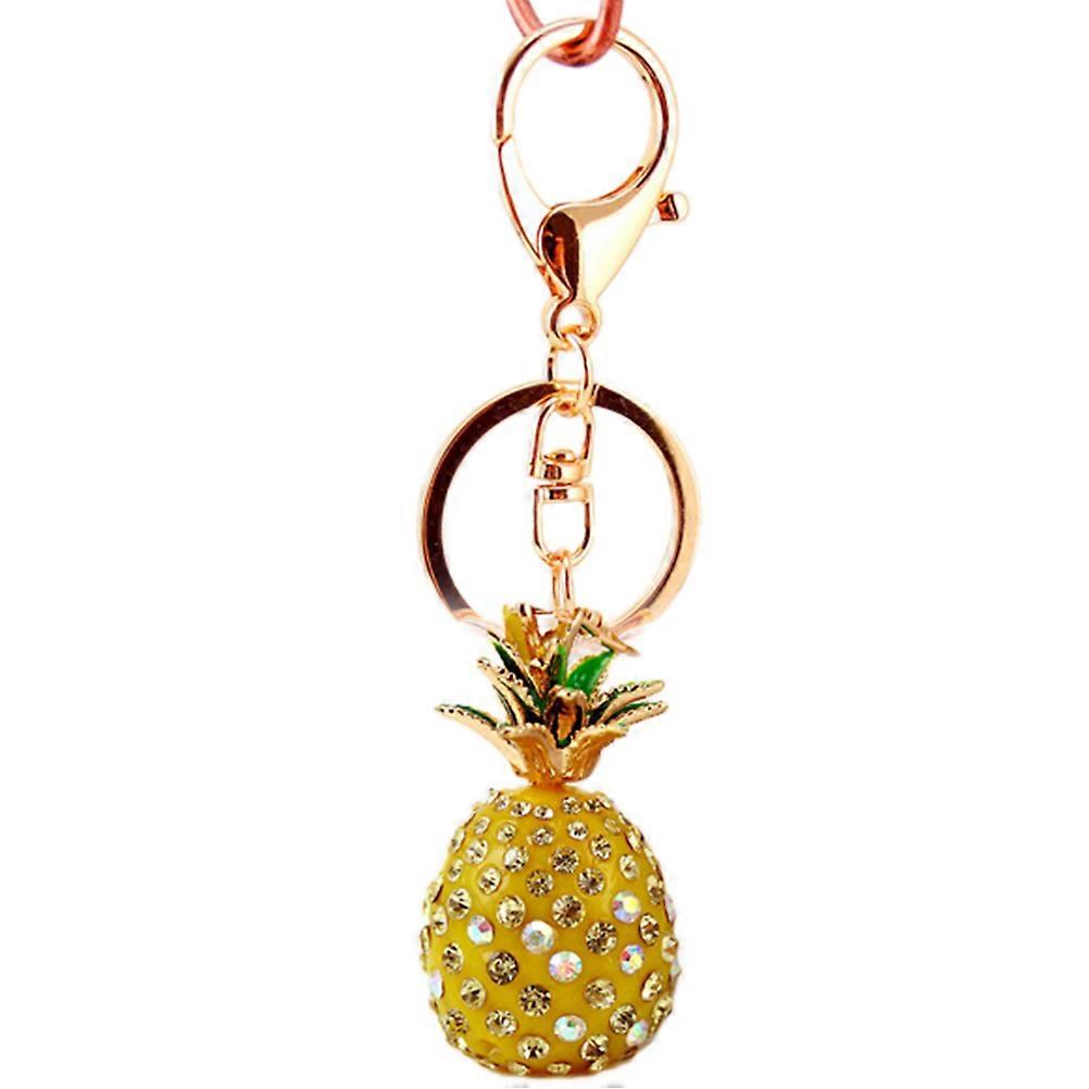 Creative Keyring Chain Pineapple Pendant for Decoration 3Pcs Pack