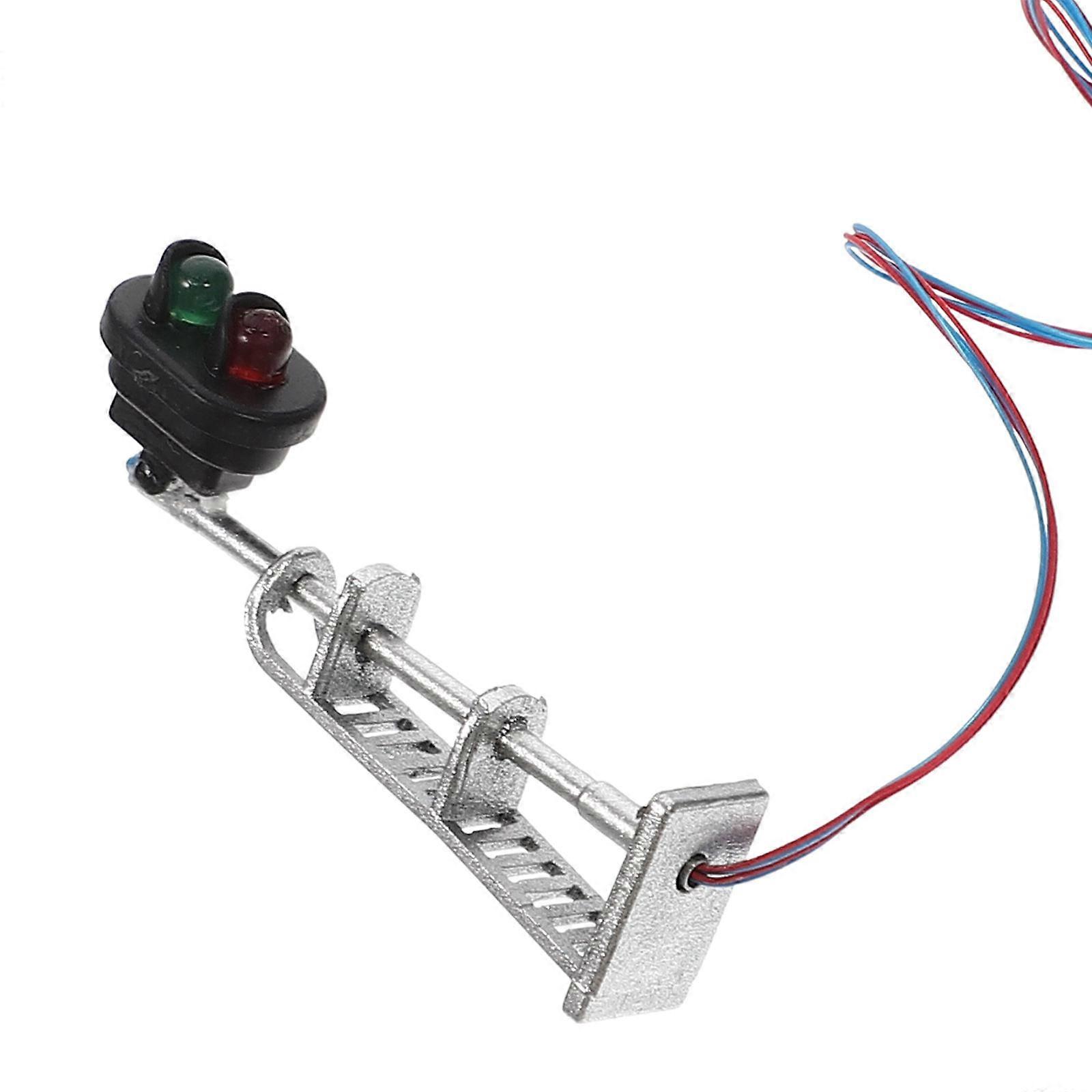 Miniature Traffic Light Signal Model For Train Model 0.90X2.30X4.00CM Decorative Function 3Pcs