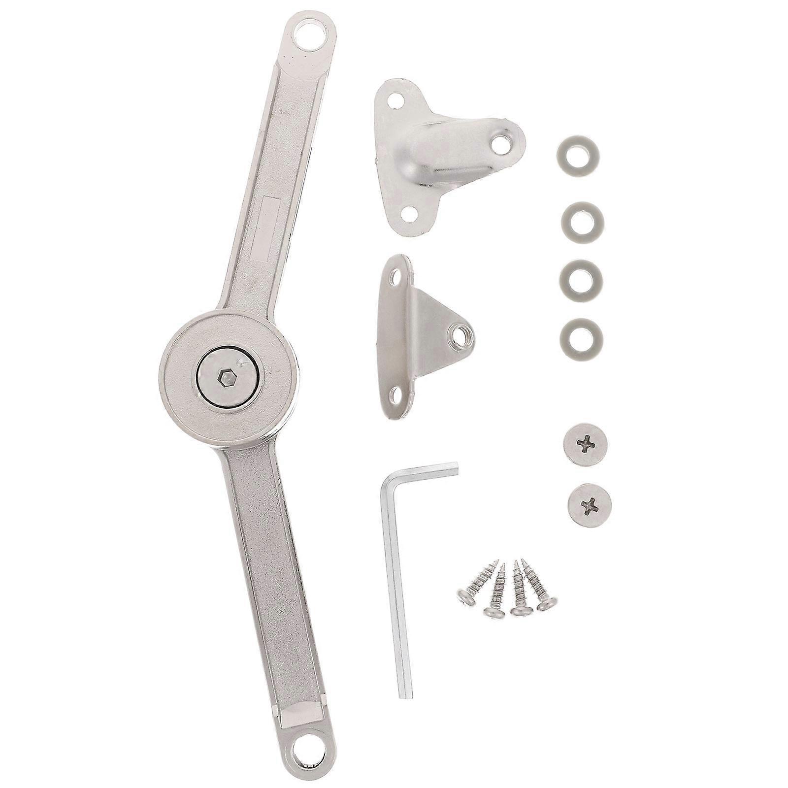 Cabinet Lid Support Hinge for Folding Lid Stay 2Sets Durable