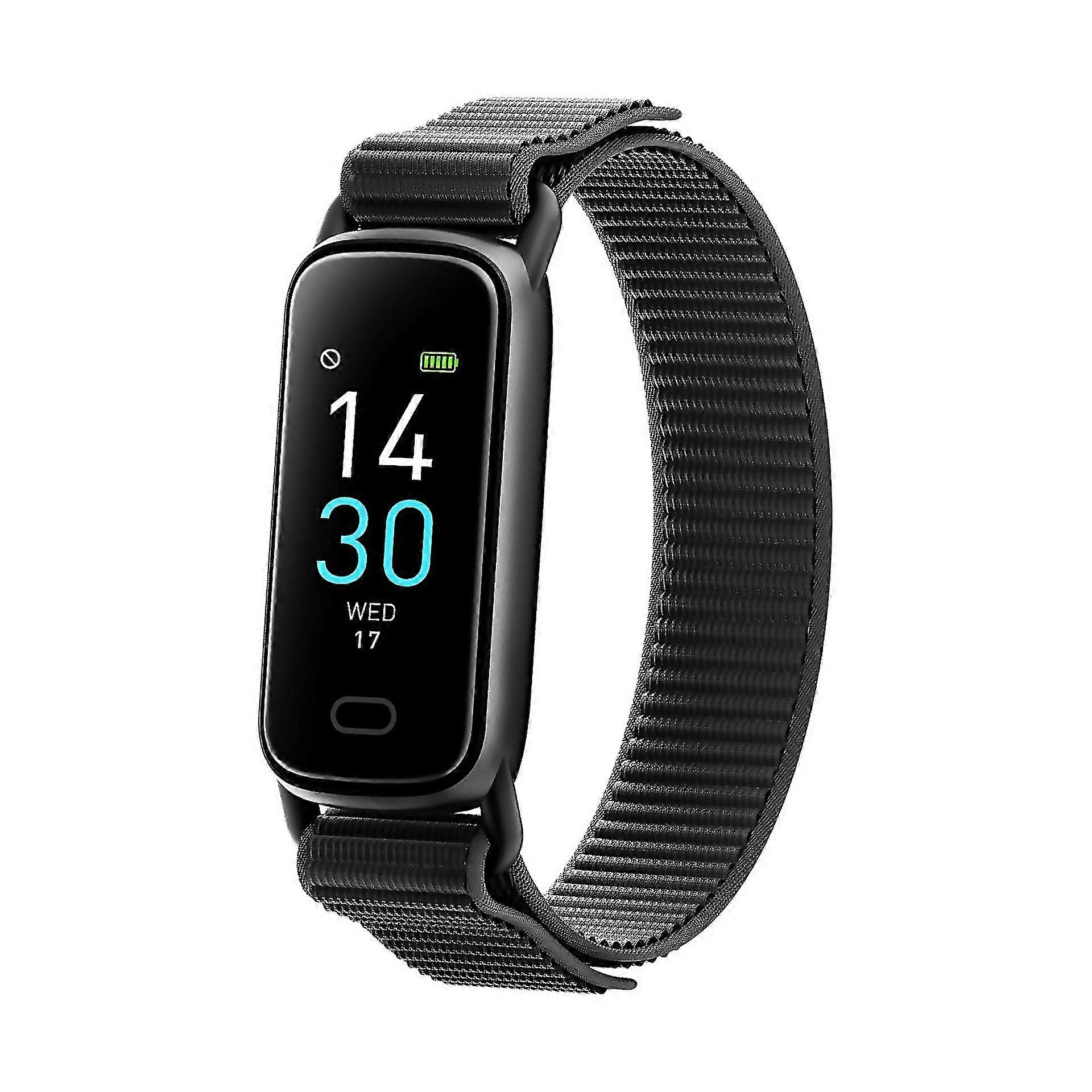 Bracelet connecté de suivi d'activité GTL1 096 pouces avec écran TFT, compatible avec la surveillance de la fréquence cardiaque