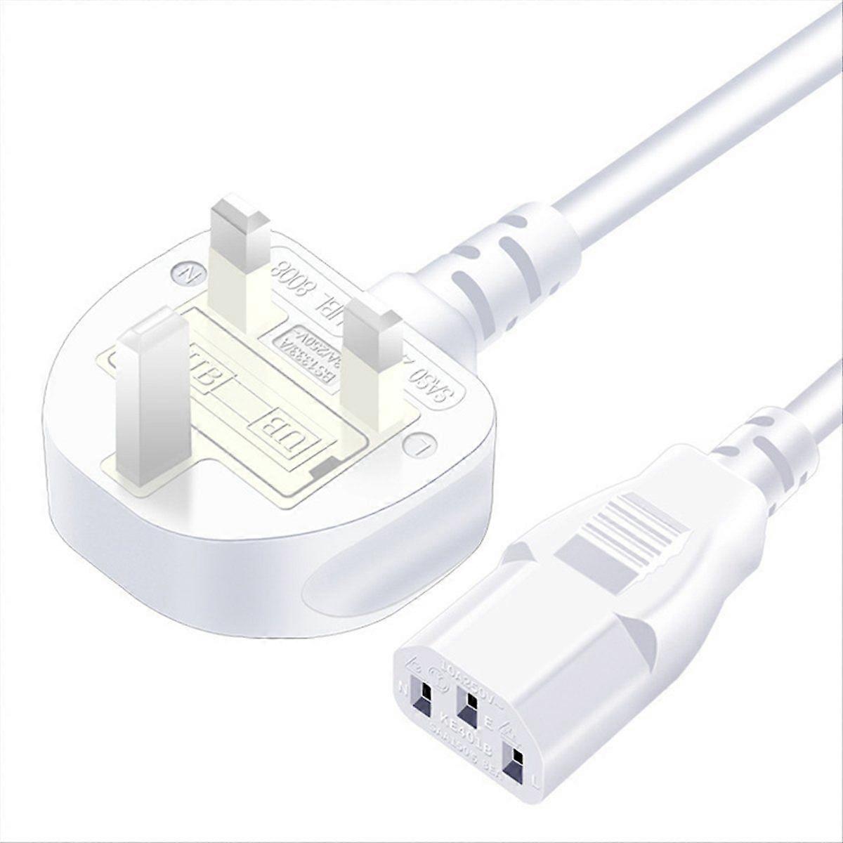 UK Standard Copper Power Cord 3x0.75mm Electrical Copper Wire 1.5m Charging Line for Computers Mon